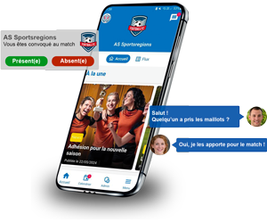 L'application mobile du club